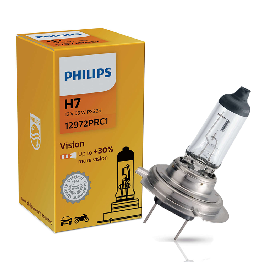 H7 12V 55W PX26d Vision +30% 1 St. Philips - Auto-Lamp Berlin
