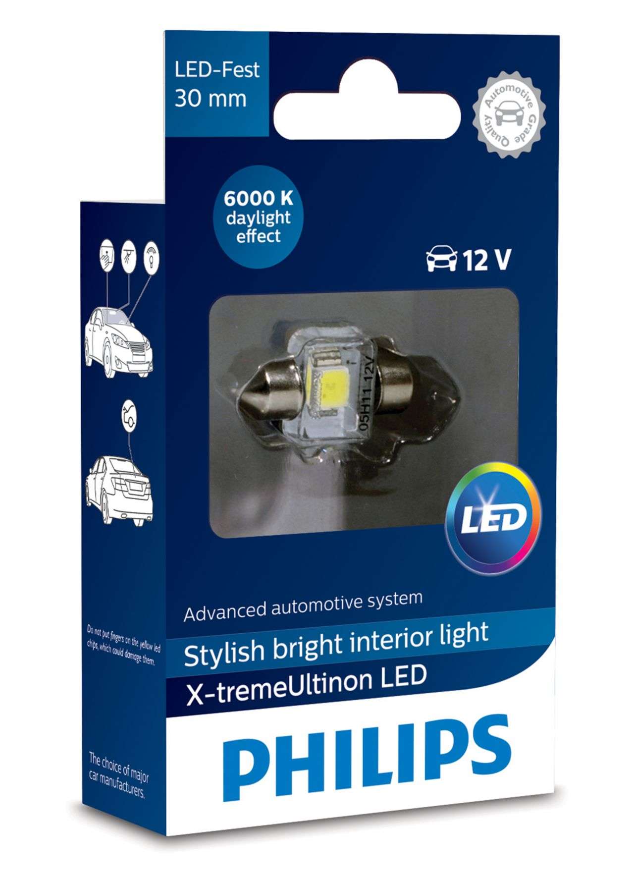 SV8,5 12V 1W 30mm Soffitte Vision LED 6000K 1St Philips - Auto-Lamp Berlin